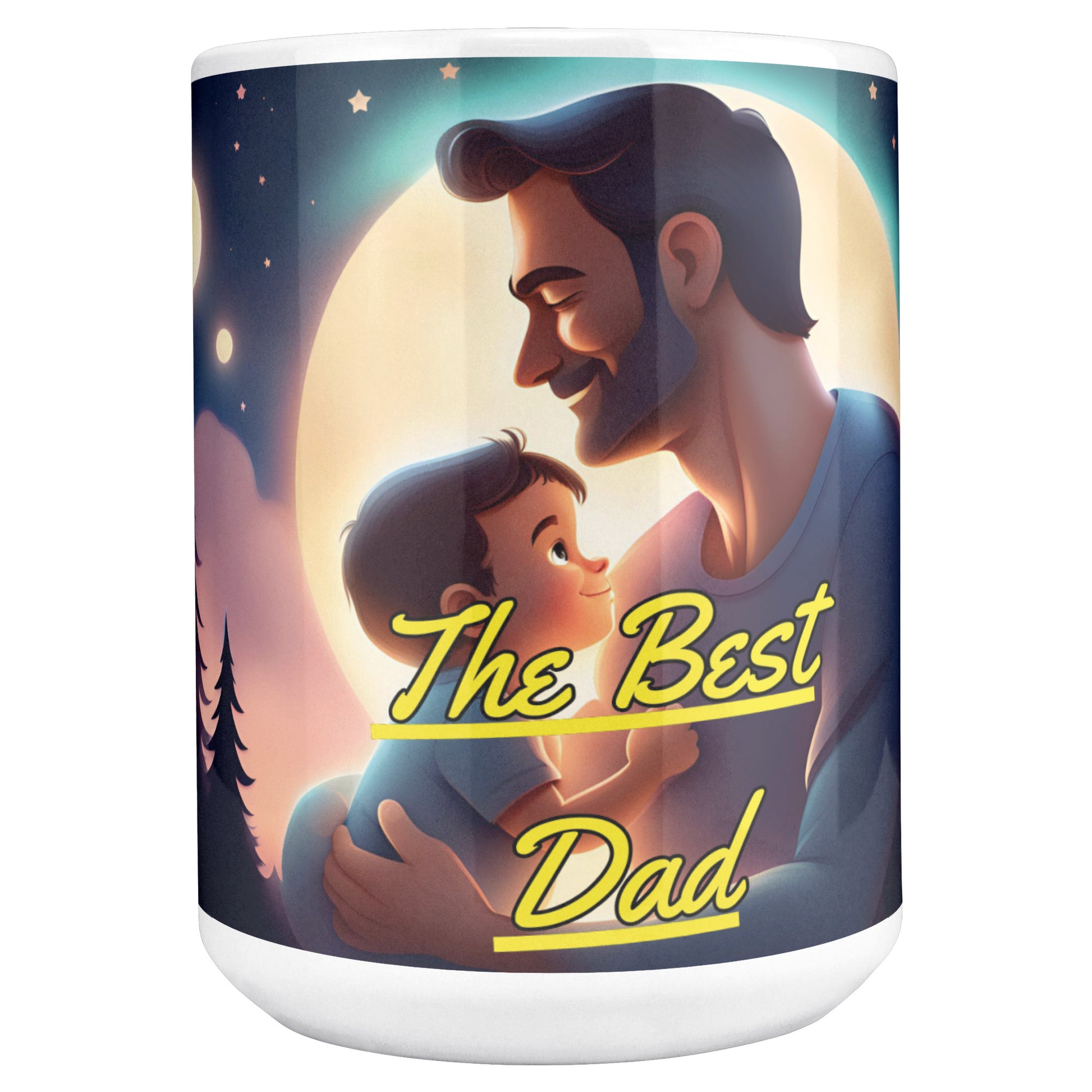 The Best Dad Coffee Mug Size 15 Oz - DUGO
