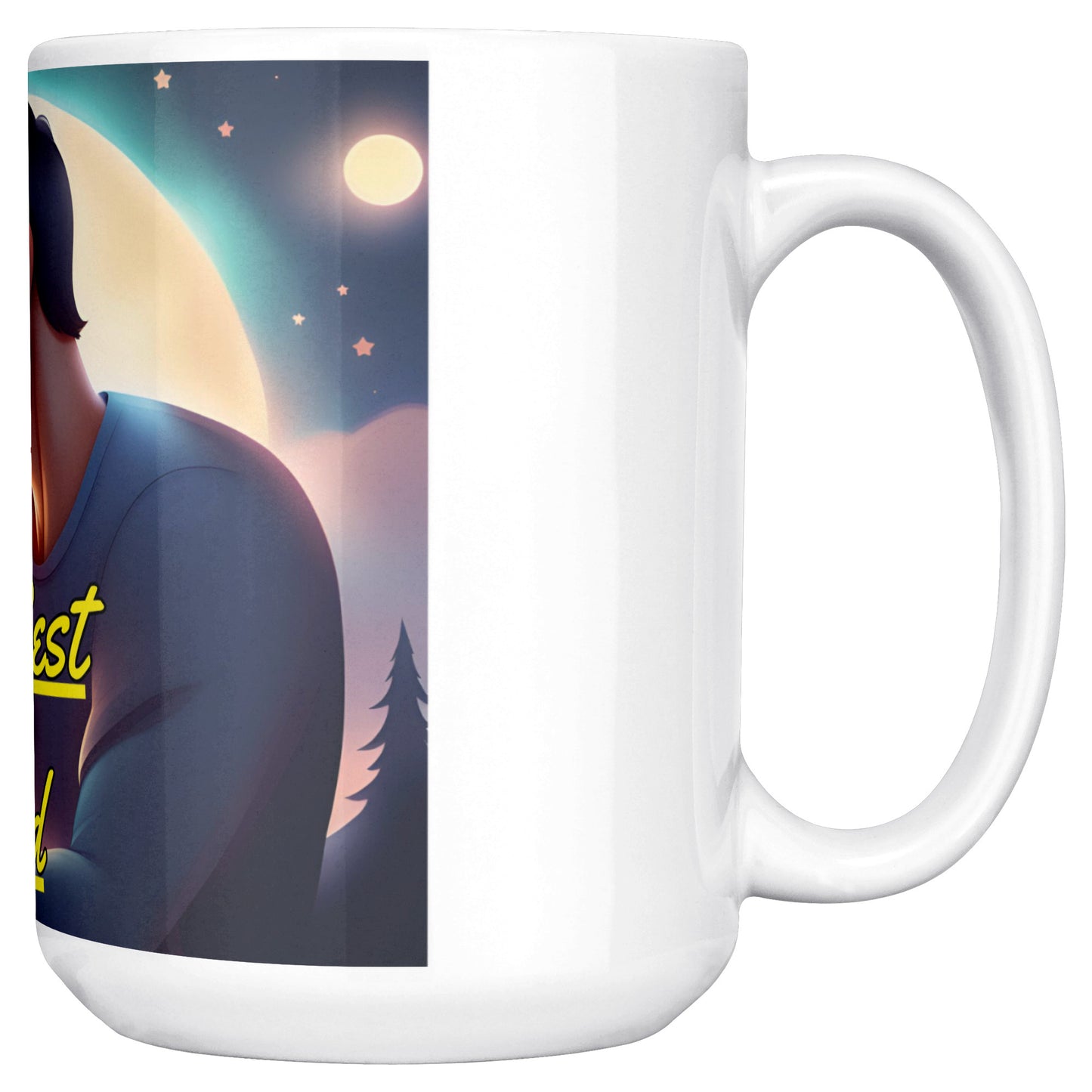 The Best Dad Coffee Mug Size 15 Oz - DUGO