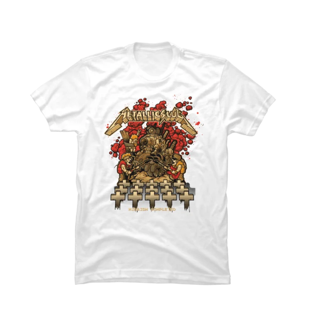Funny Metallicslug Mission Completed Tops Fashion Oversized Tee Comfortable