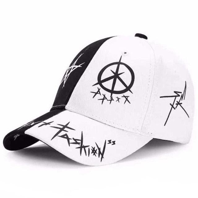 Hat Matching Pentagram Graffiti