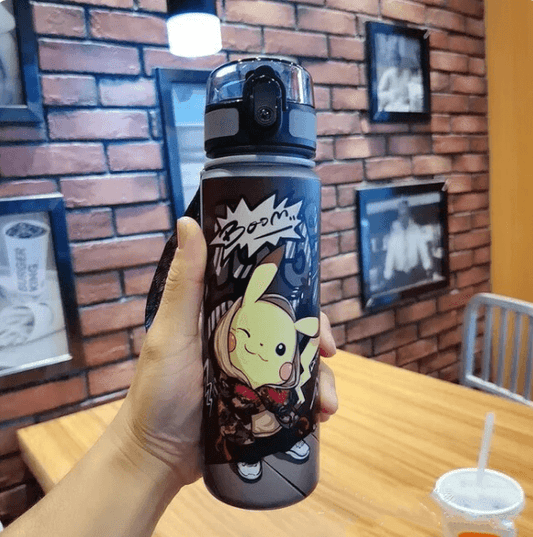 Pokemon Sports Water Bottle Pikachu Anime - DUGO