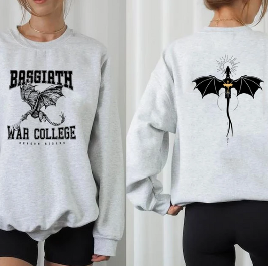 Vintage Fourth Wing Sweatshirt Dragon Rider