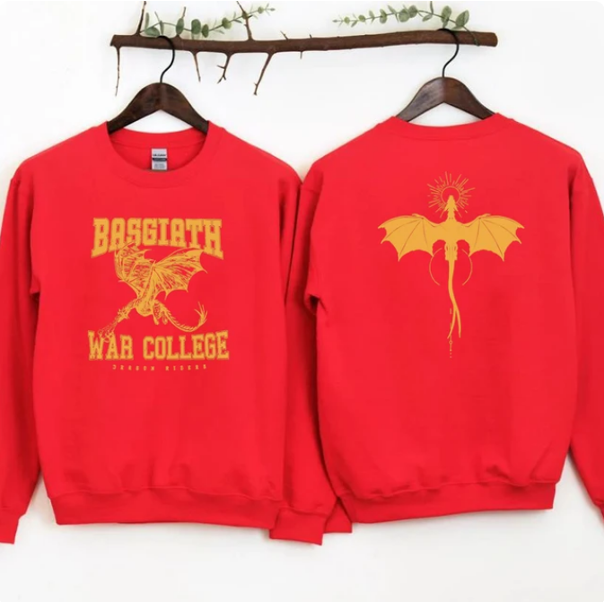 Vintage Fourth Wing Sweatshirt Dragon Rider