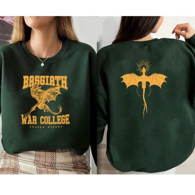 Vintage Fourth Wing Sweatshirt Dragon Rider