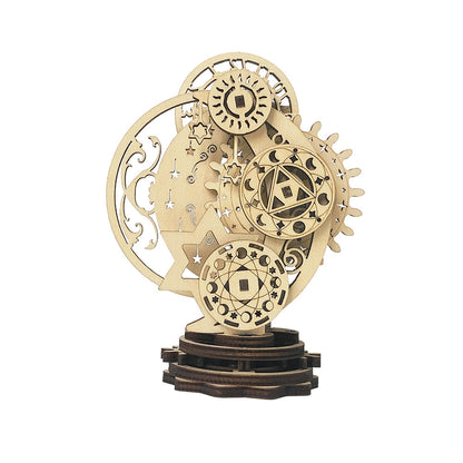 Mechanical Punk Clock Wooden Three Dimensional Puzzle - DUGO