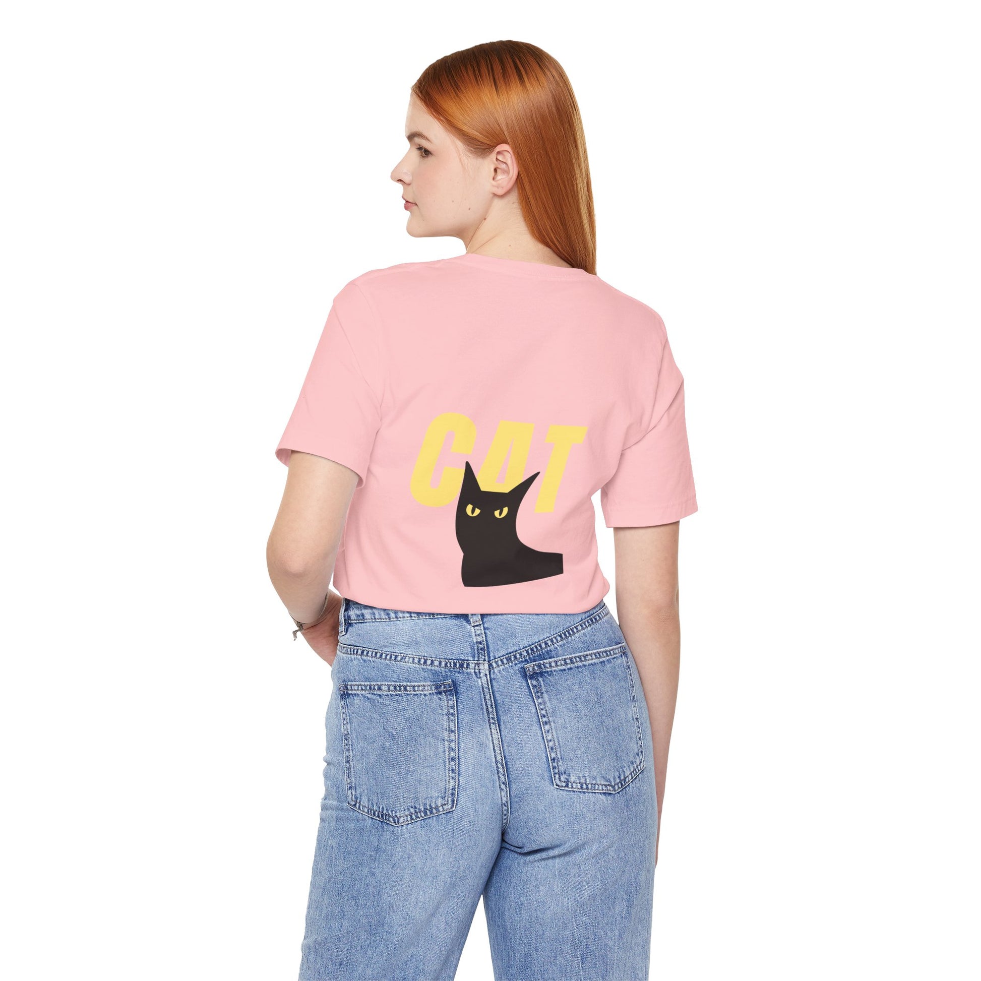 Meow Cat Short Sleeve Tshirt Fashion - DUGO