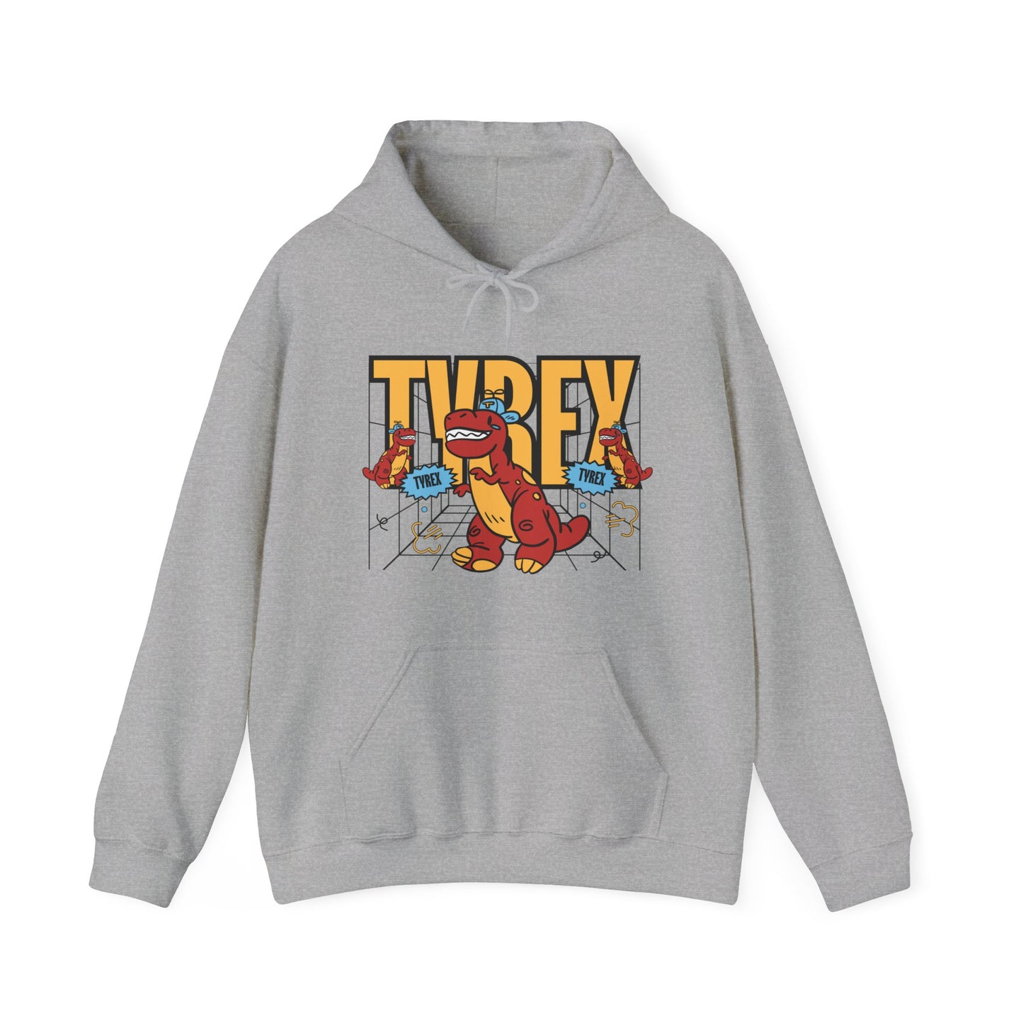 Tyrex Funny Hooded Sweatshirt - DUGO