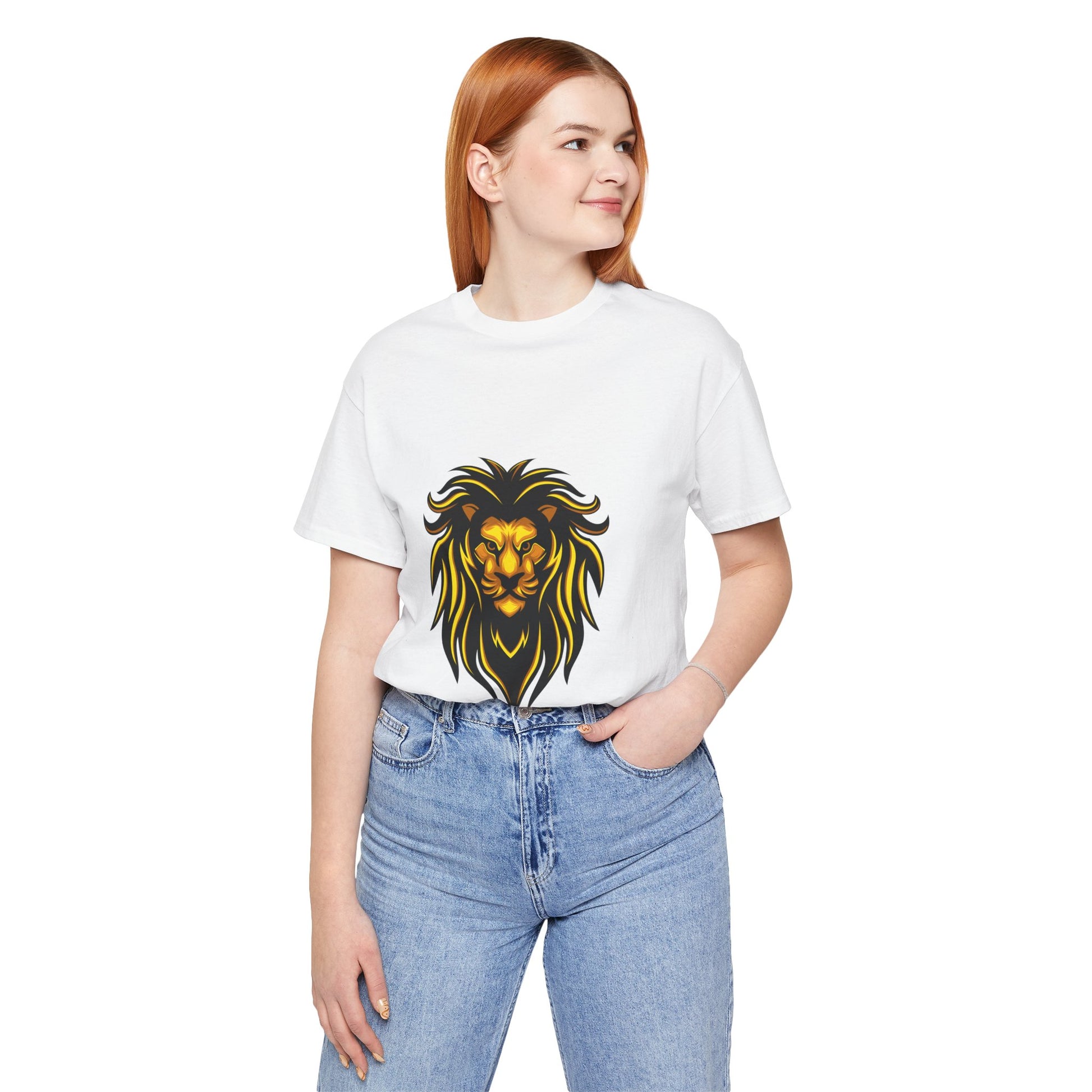 Tshirt Print Lion Fashion - DUGO