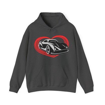 Love Car Hooded Sweatshirt - DUGO