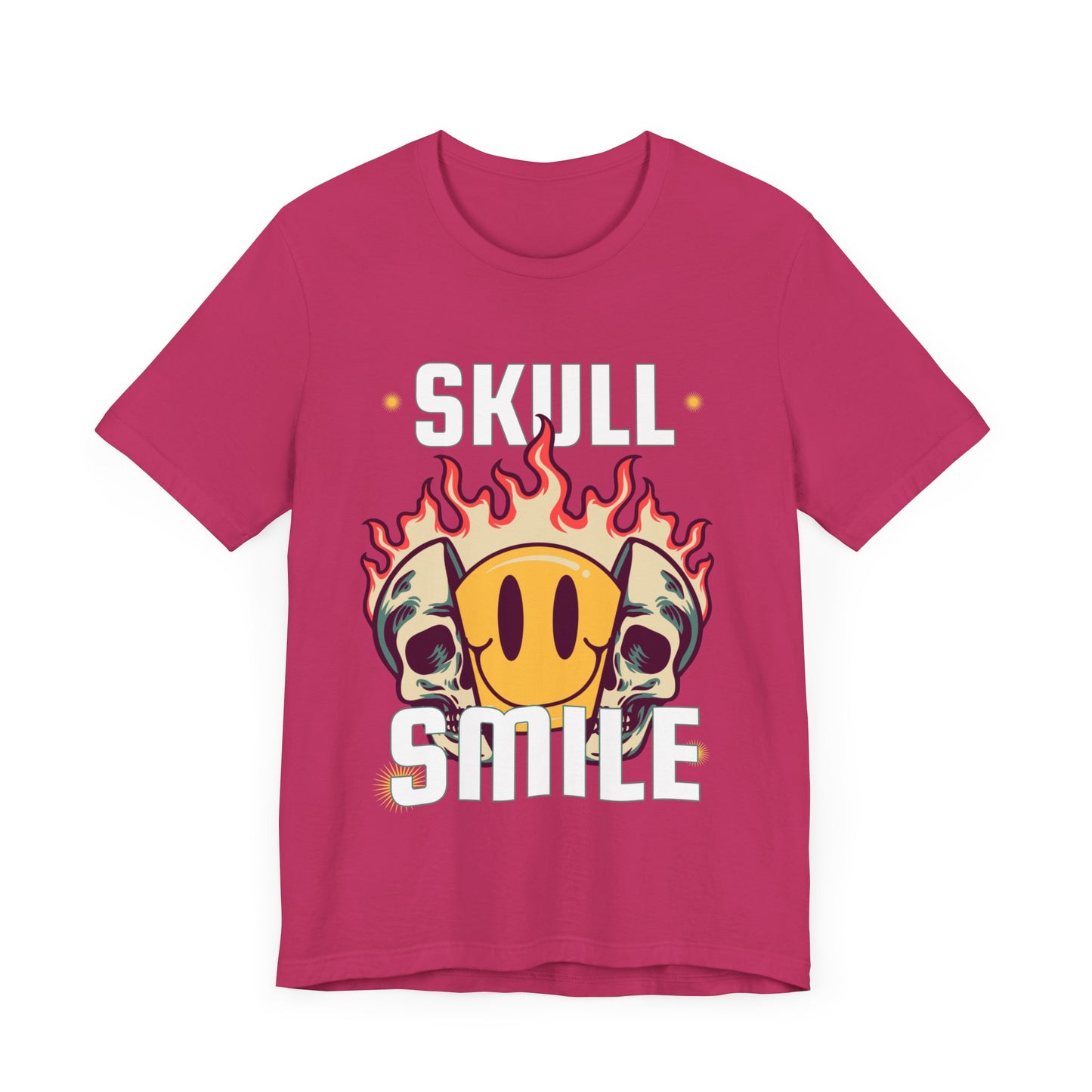 Skull Smile Short Sleeve Tshirt - DUGO