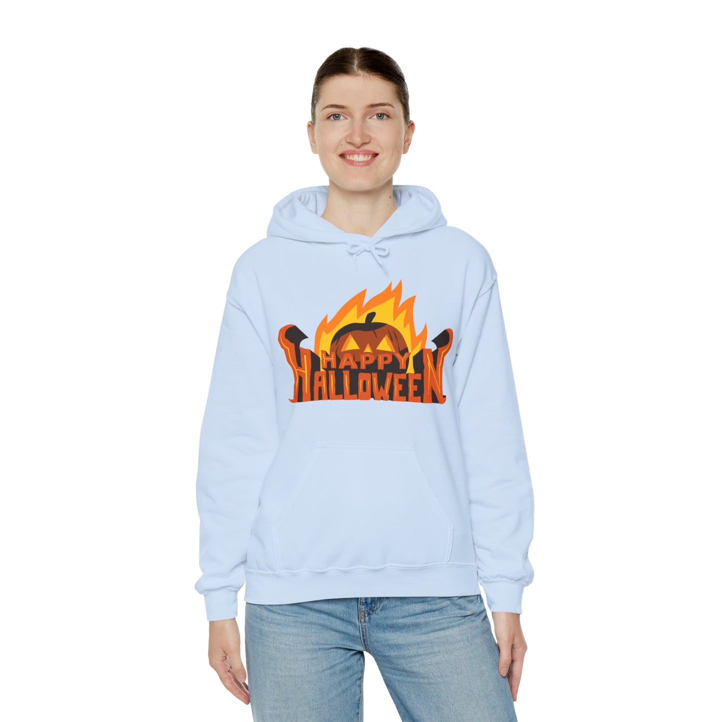 Happy Halloween Hooded Sweatshirt - DUGO