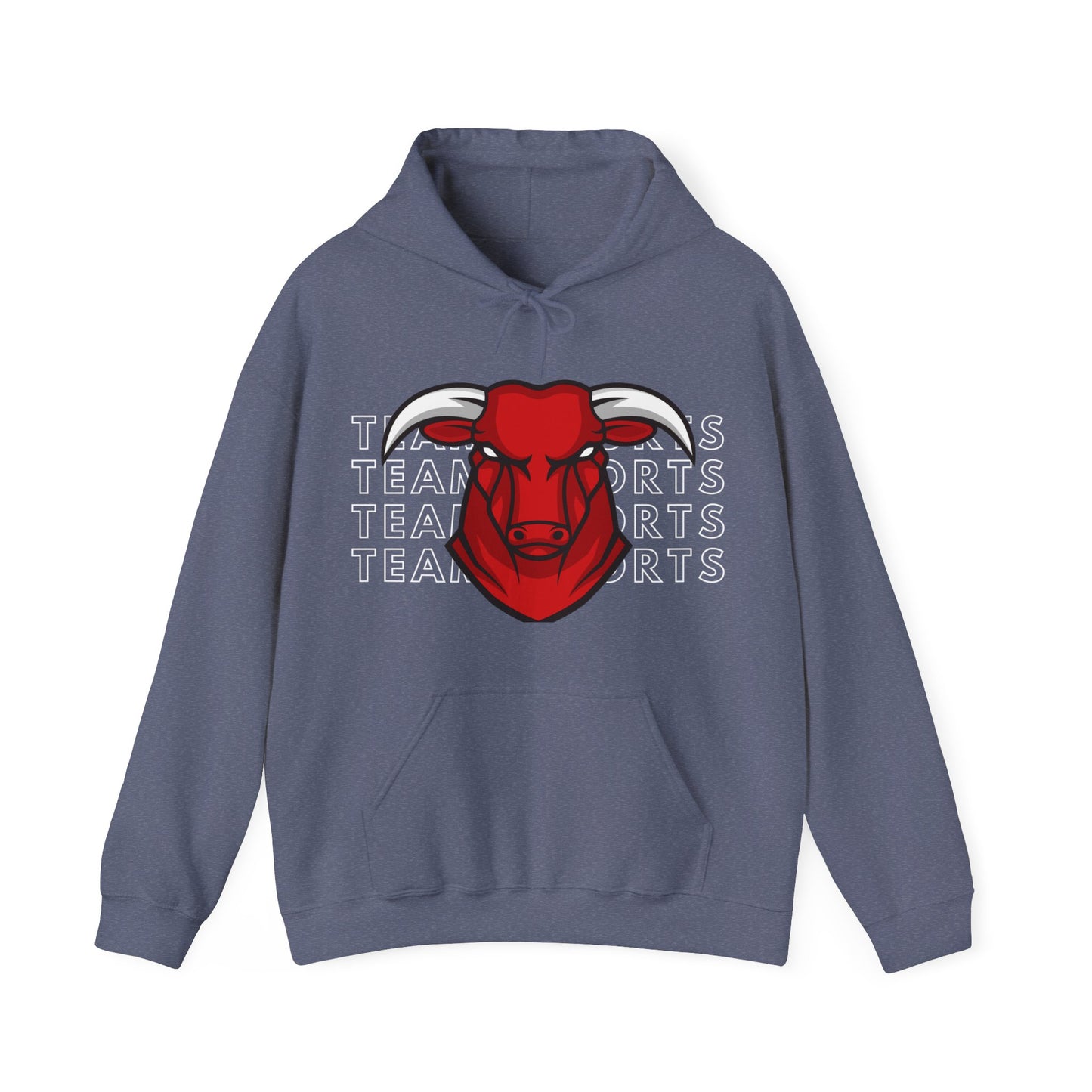 Team Sport Bullhead Hooded Sweatshirt - DUGO