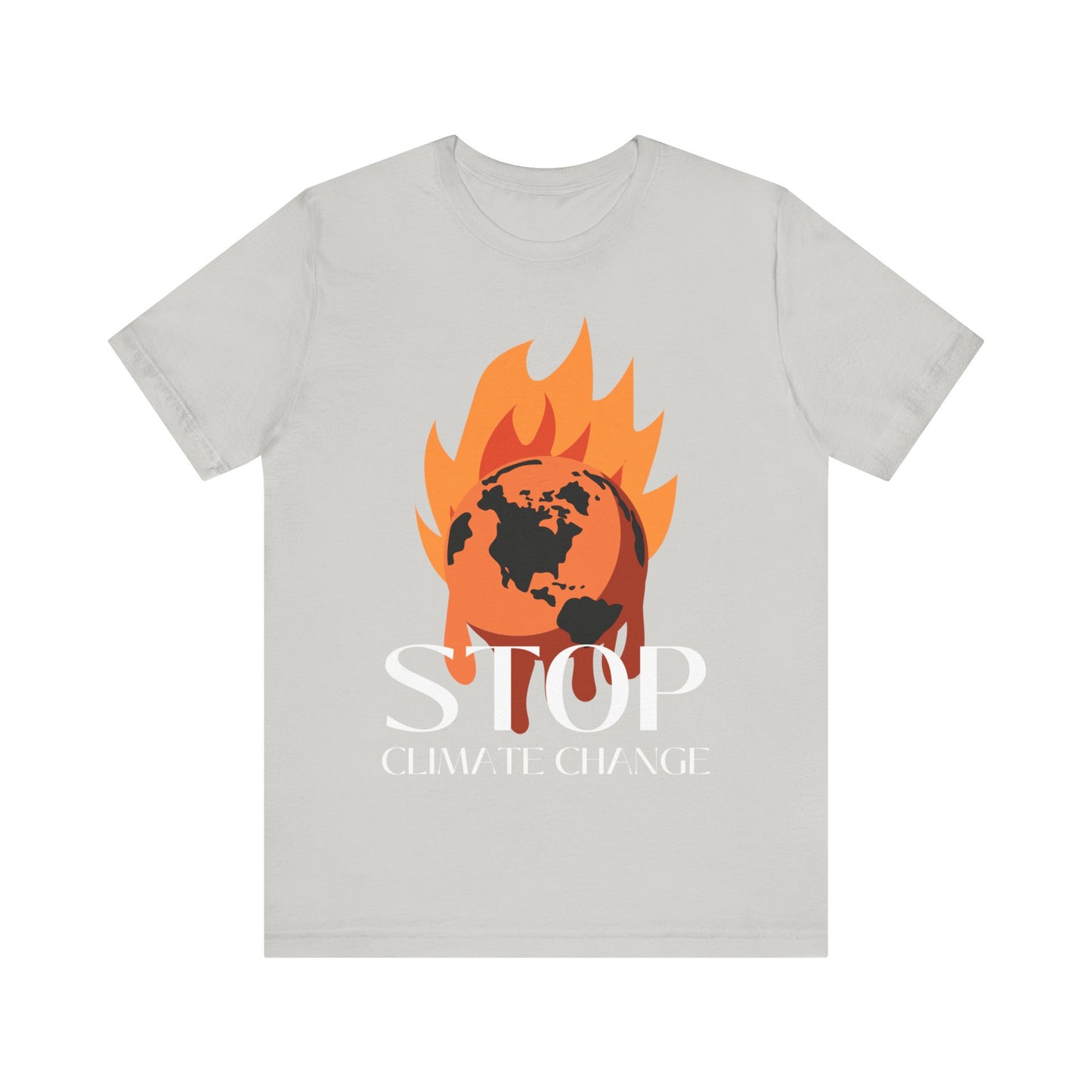 Stop Climate Change Short Sleeve Tshirt - DUGO