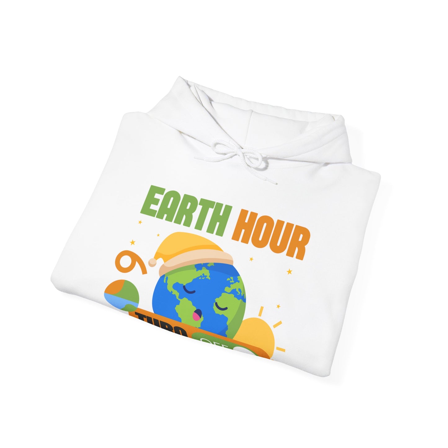 Earth Hour Hooded Sweatshirt Fashion - DUGO