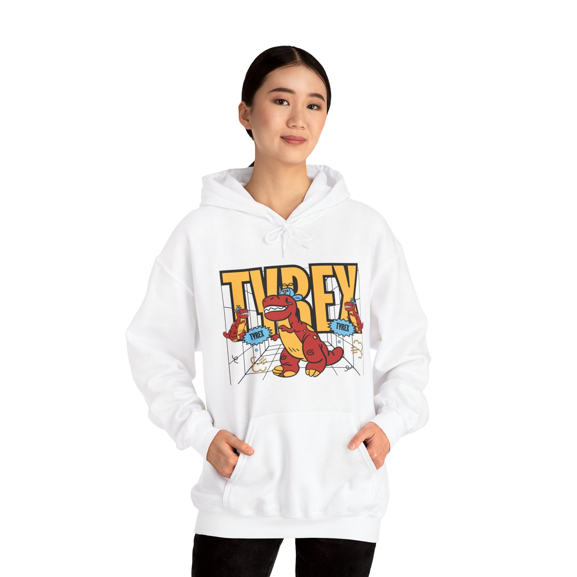 Tyrex Funny Hooded Sweatshirt - DUGO