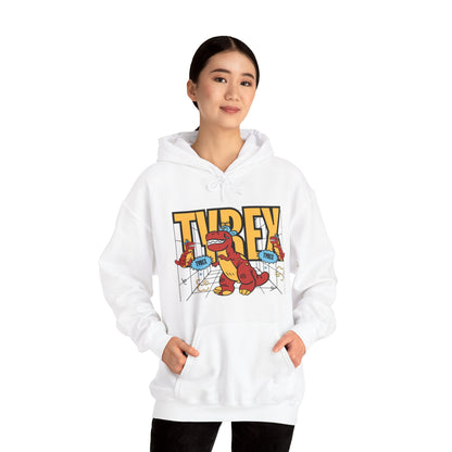 Tyrex Funny Hooded Sweatshirt - DUGO