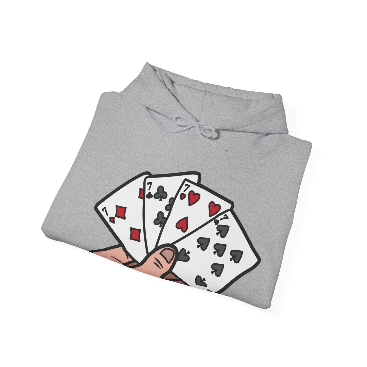 Poker Hooded Sweatshirt Fashion - DUGO