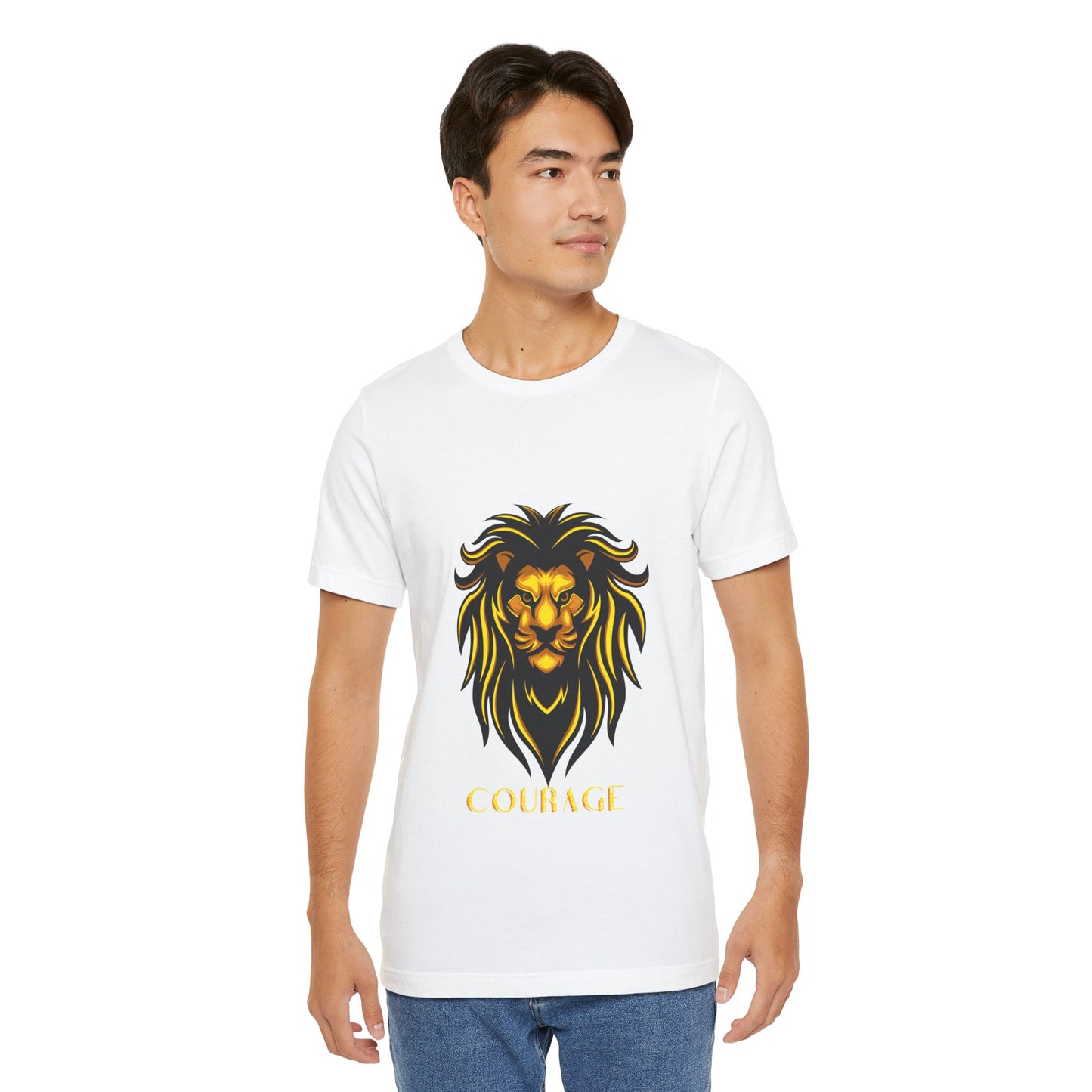 Tshirt Print Lion Fashion - DUGO