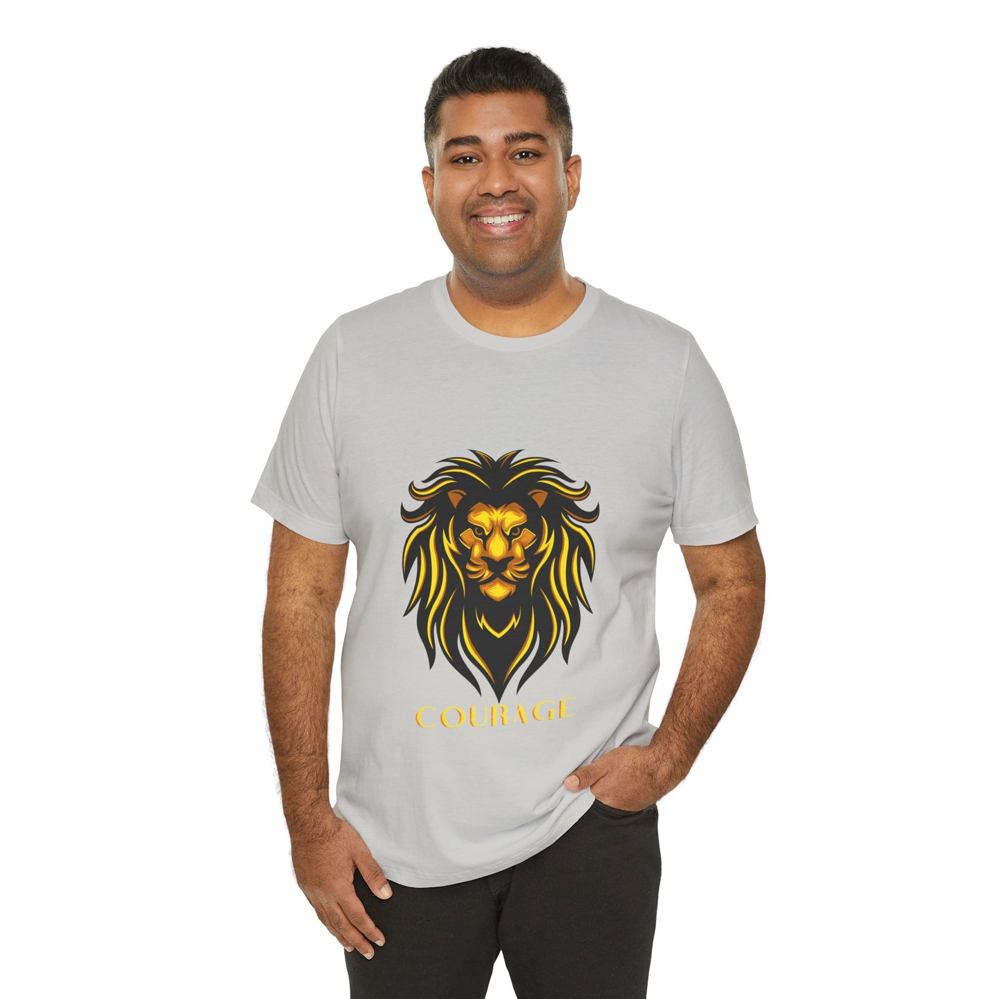 Tshirt Print Lion Fashion - DUGO