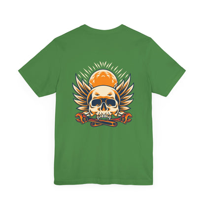 Skull Smile Short Sleeve Tshirt - DUGO