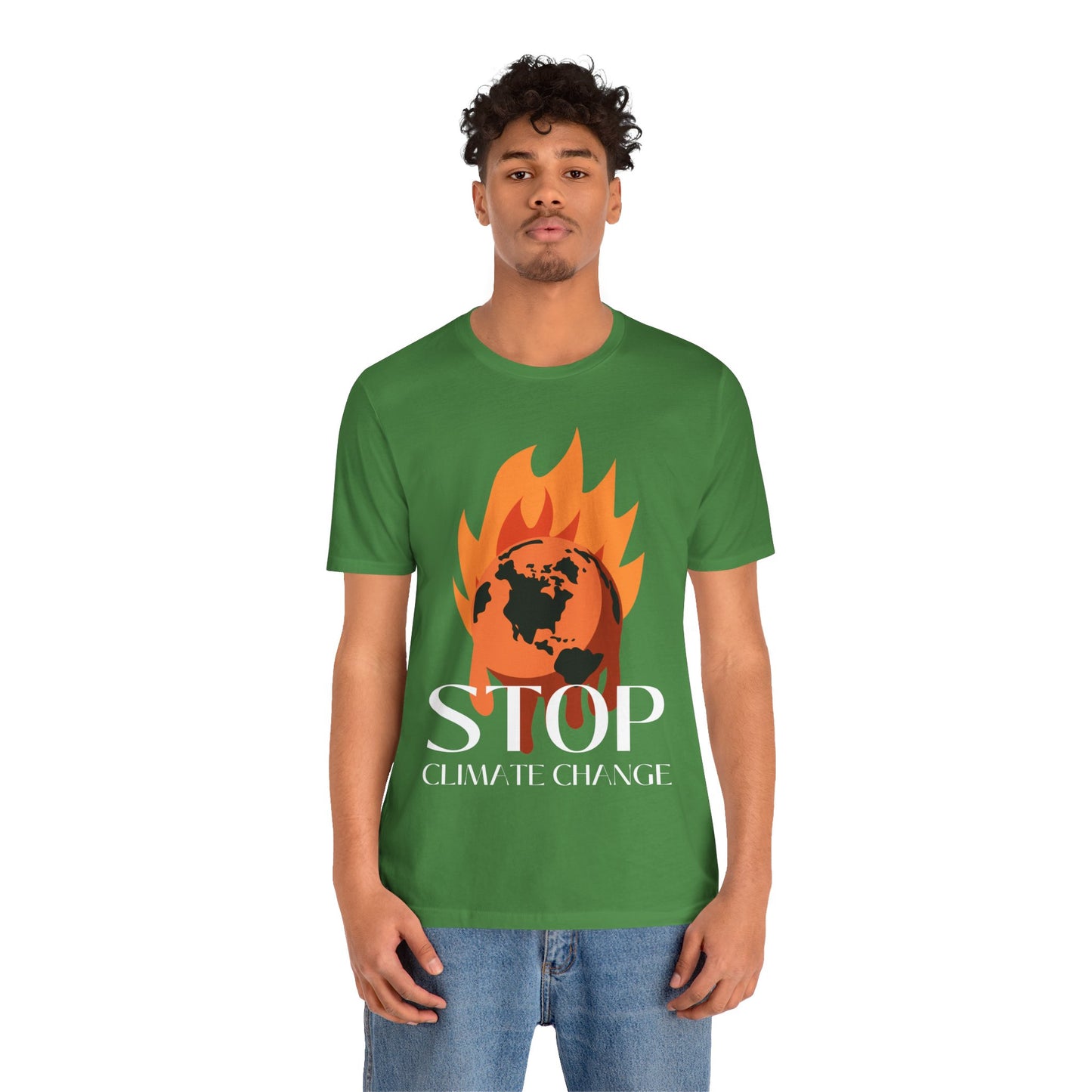 Stop Climate Change Short Sleeve Tshirt - DUGO