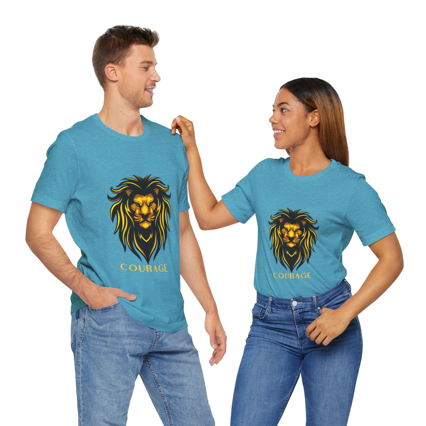 Tshirt Print Lion Fashion - DUGO