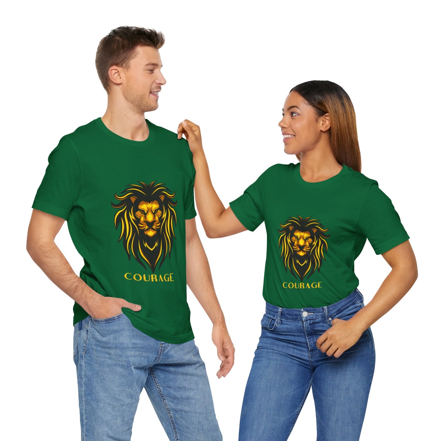 Tshirt Print Lion Fashion - DUGO