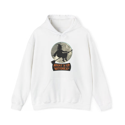 What Up Witches Hooded Sweatshirt - DUGO