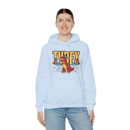 Tyrex Funny Hooded Sweatshirt - DUGO