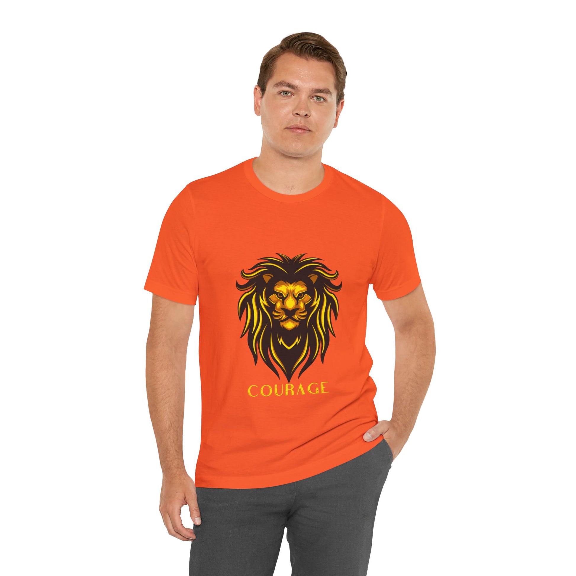 Tshirt Print Lion Fashion - DUGO