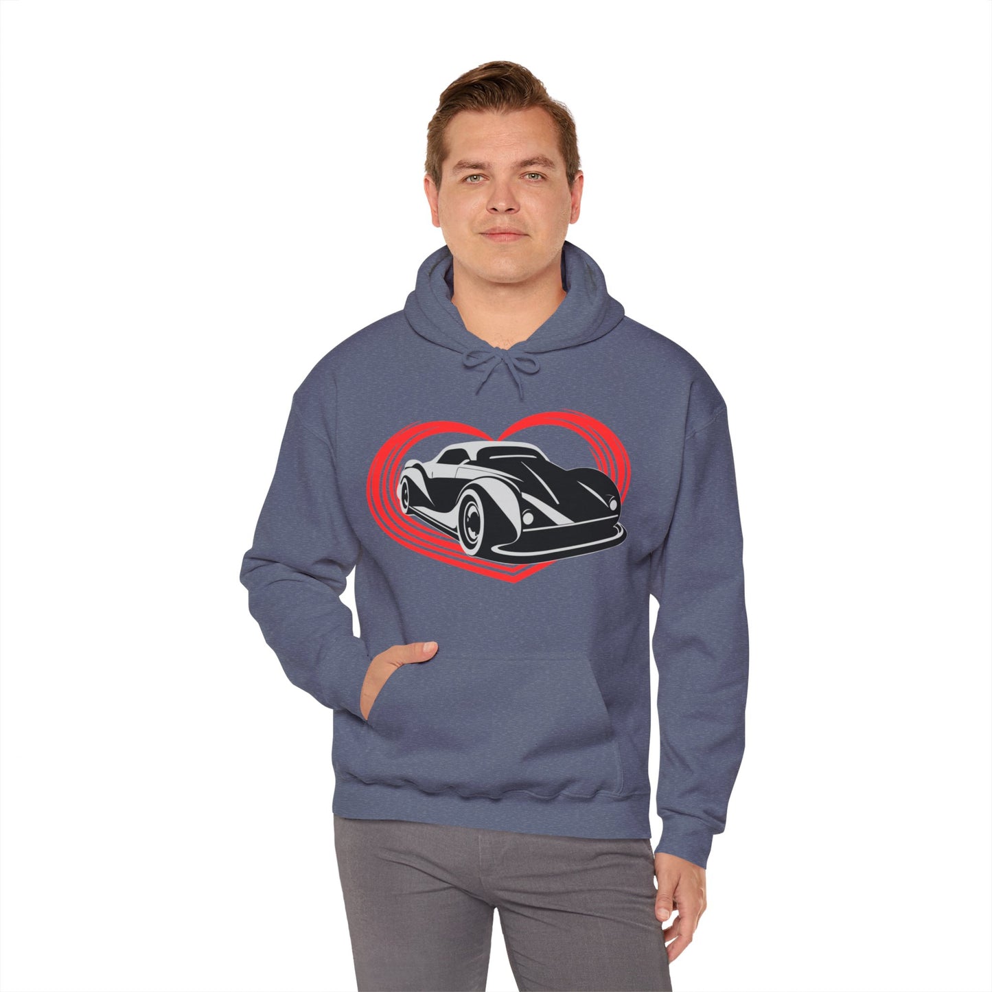 Love Car Hooded Sweatshirt - DUGO