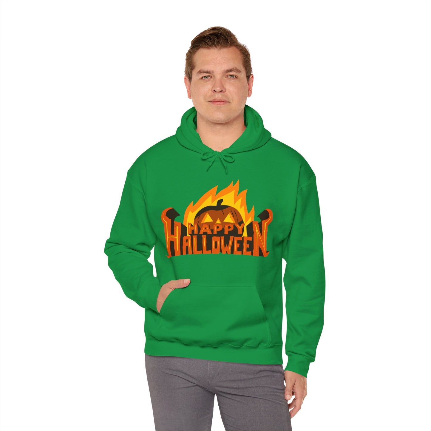 Happy Halloween Hooded Sweatshirt - DUGO