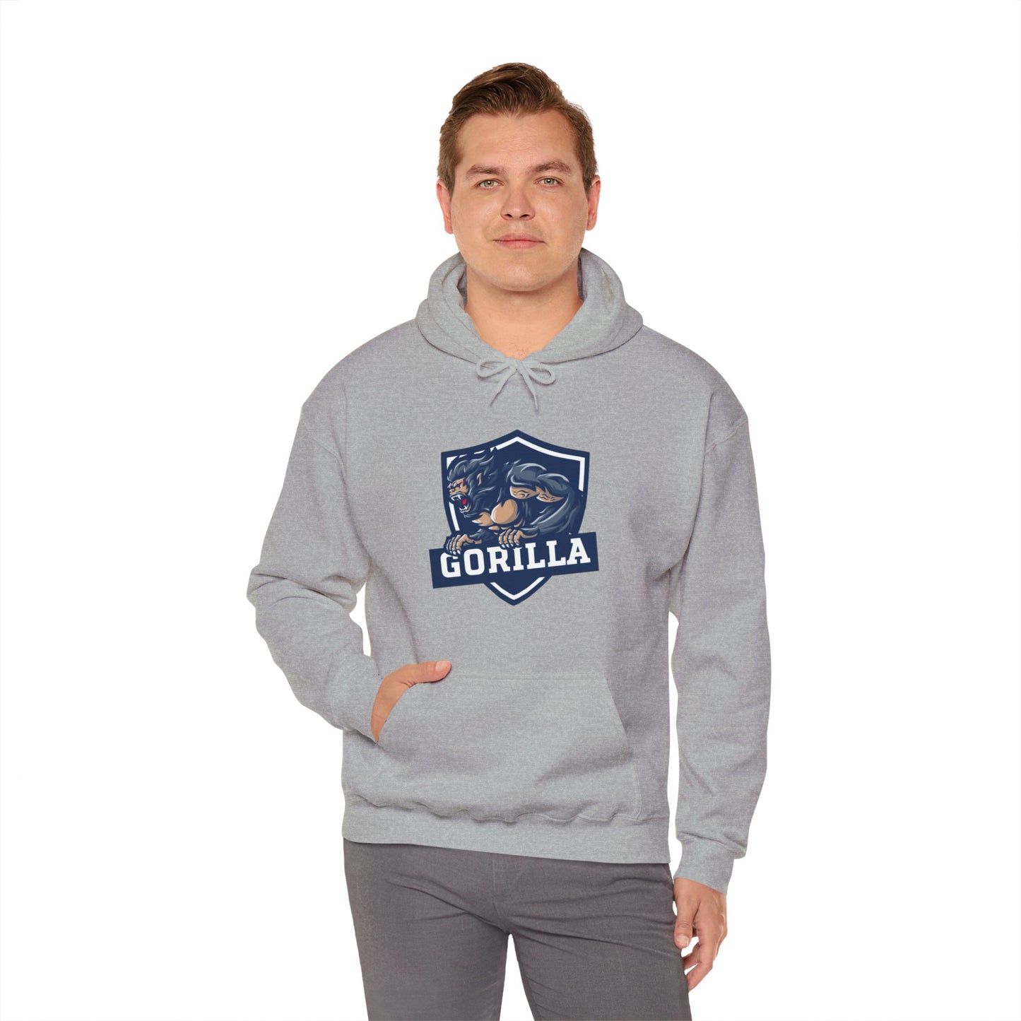 Gorilla Hooded Sweatshirt Fashion - DUGO