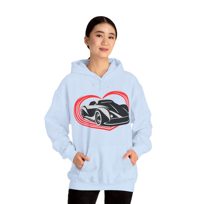 Love Car Hooded Sweatshirt - DUGO