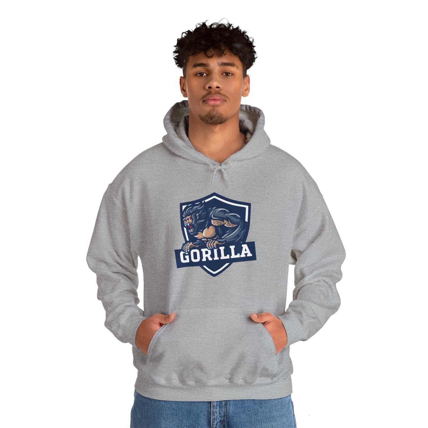 Gorilla Hooded Sweatshirt Fashion - DUGO