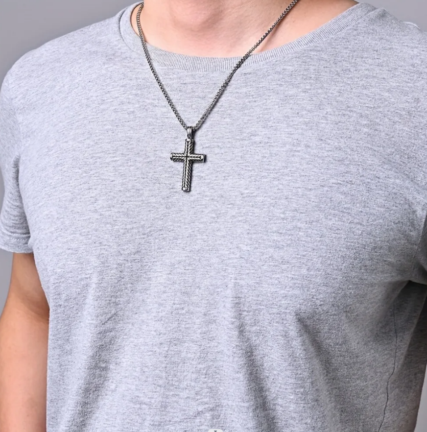 Men Trendy Stainless Steel Necklace Fashion Accessories - DUGO