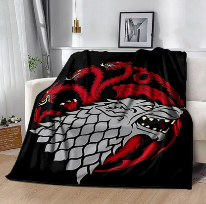 Movie House Of The Dragon Print Blankets Warm