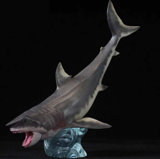 Megalodon Shark With Base Sea Life Toy - DUGO