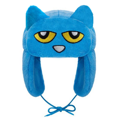 Fashion Ushanka Hat Blue Pete The Cat Winter Women