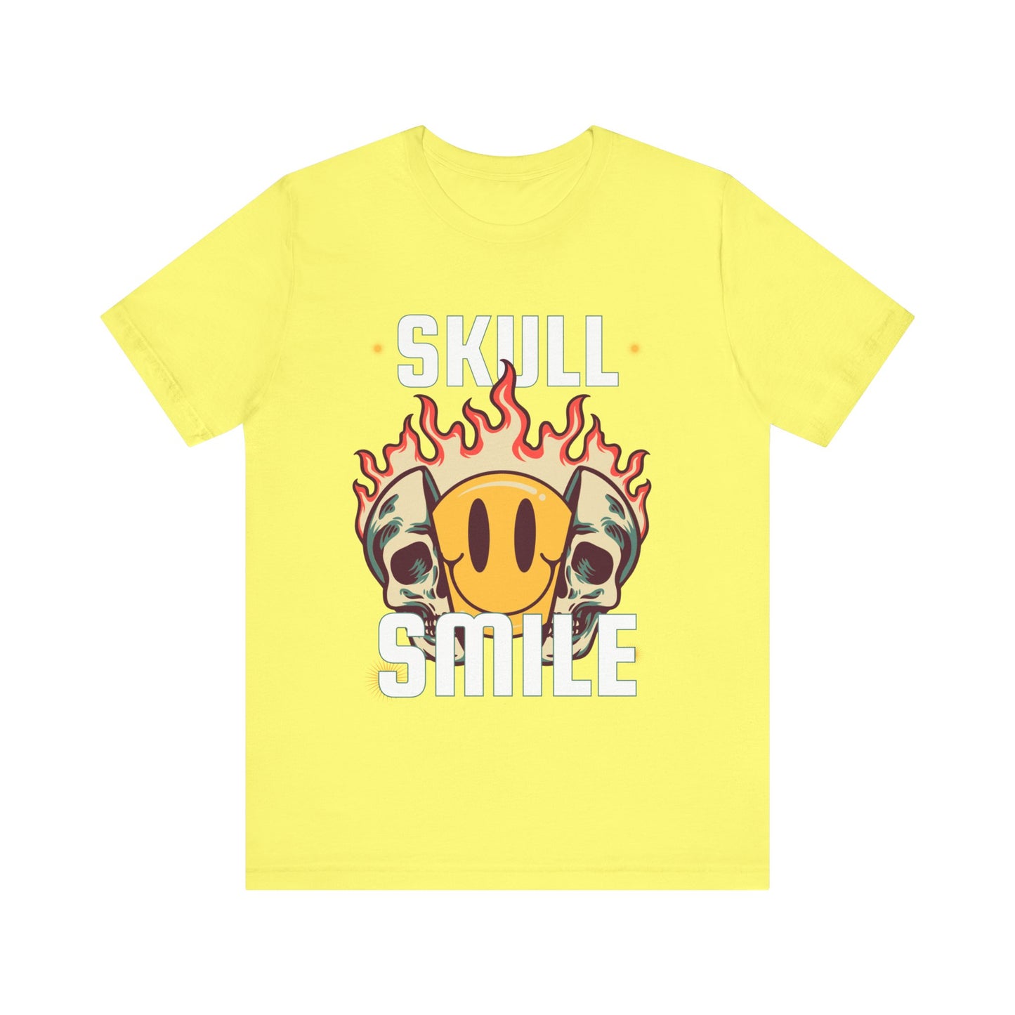 Skull Smile Short Sleeve Tshirt - DUGO