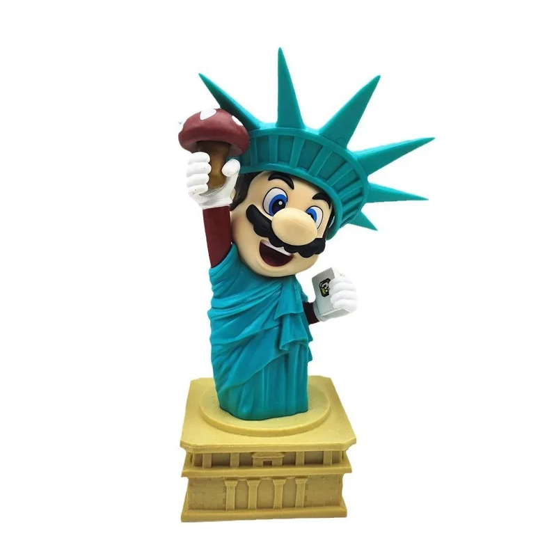 Super Mario As The Statue Of Liberty Figure Toys For Kids