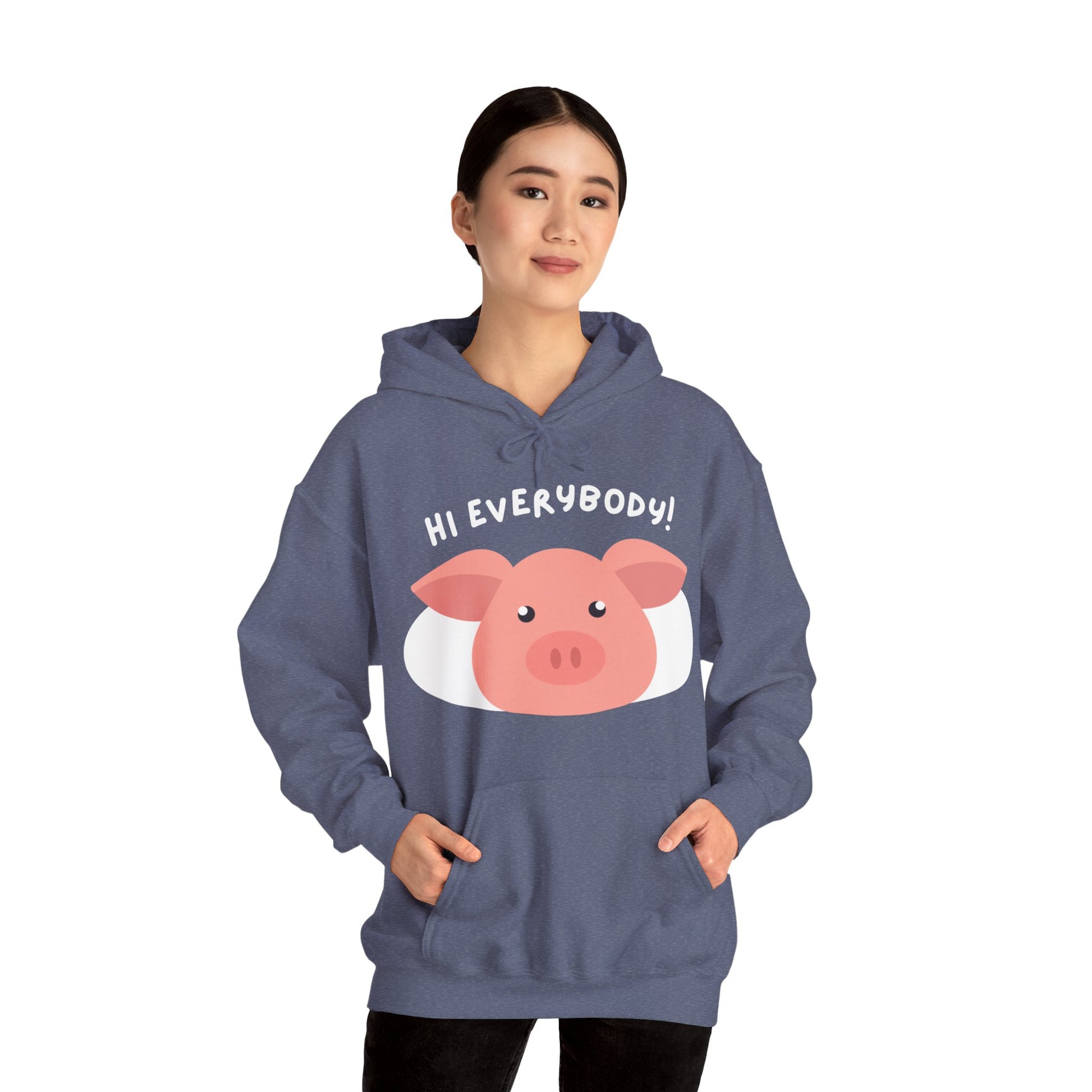 Hi Every Body Hooded Sweatshirt - DUGO