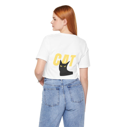 Meow Cat Short Sleeve Tshirt Fashion - DUGO