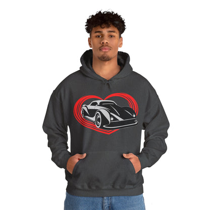 Love Car Hooded Sweatshirt - DUGO