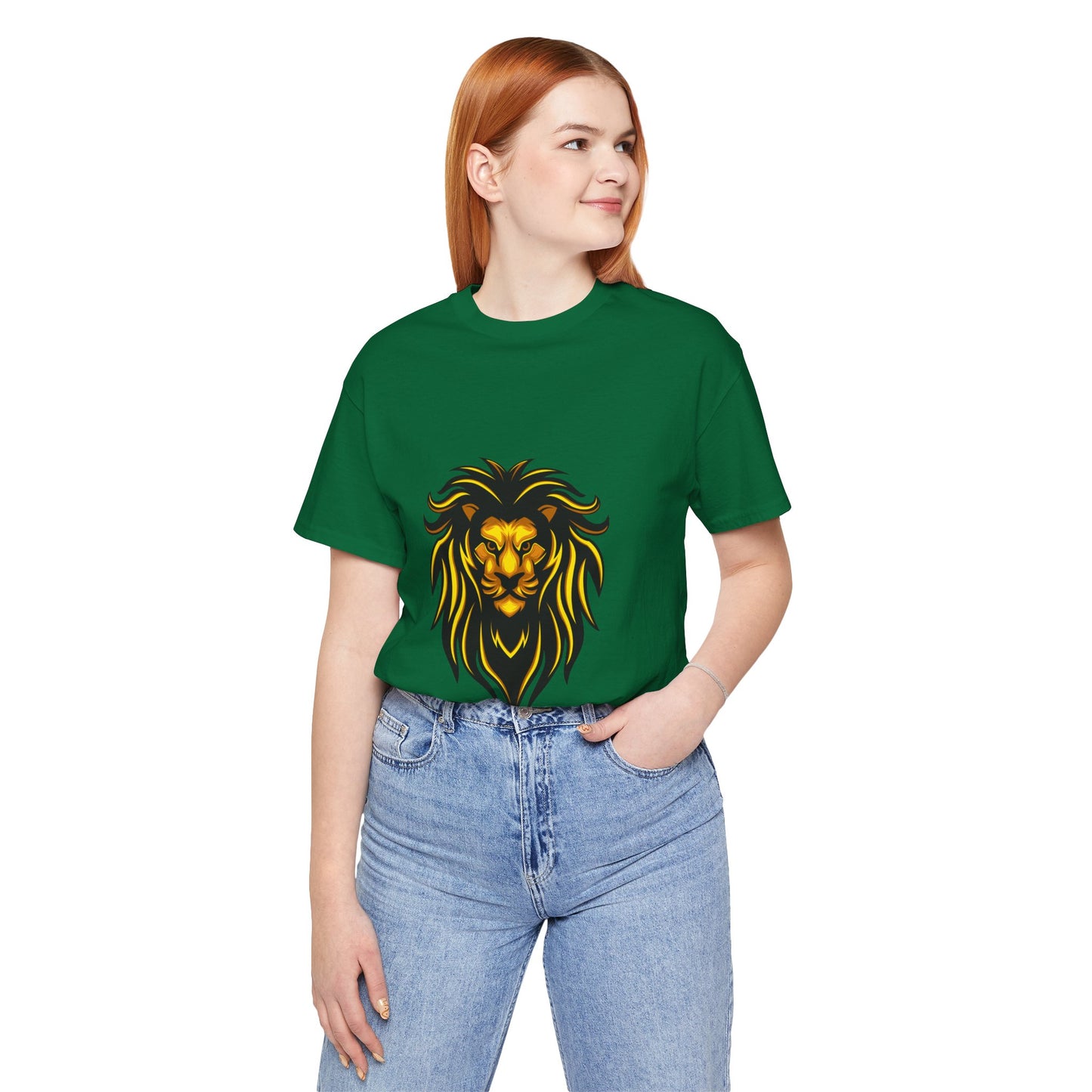 Tshirt Print Lion Fashion - DUGO