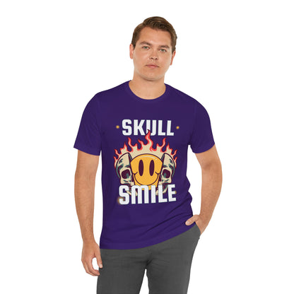 Skull Smile Short Sleeve Tshirt - DUGO