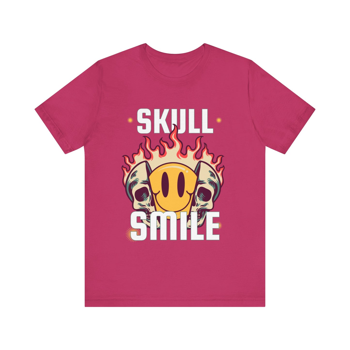 Skull Smile Short Sleeve Tshirt - DUGO