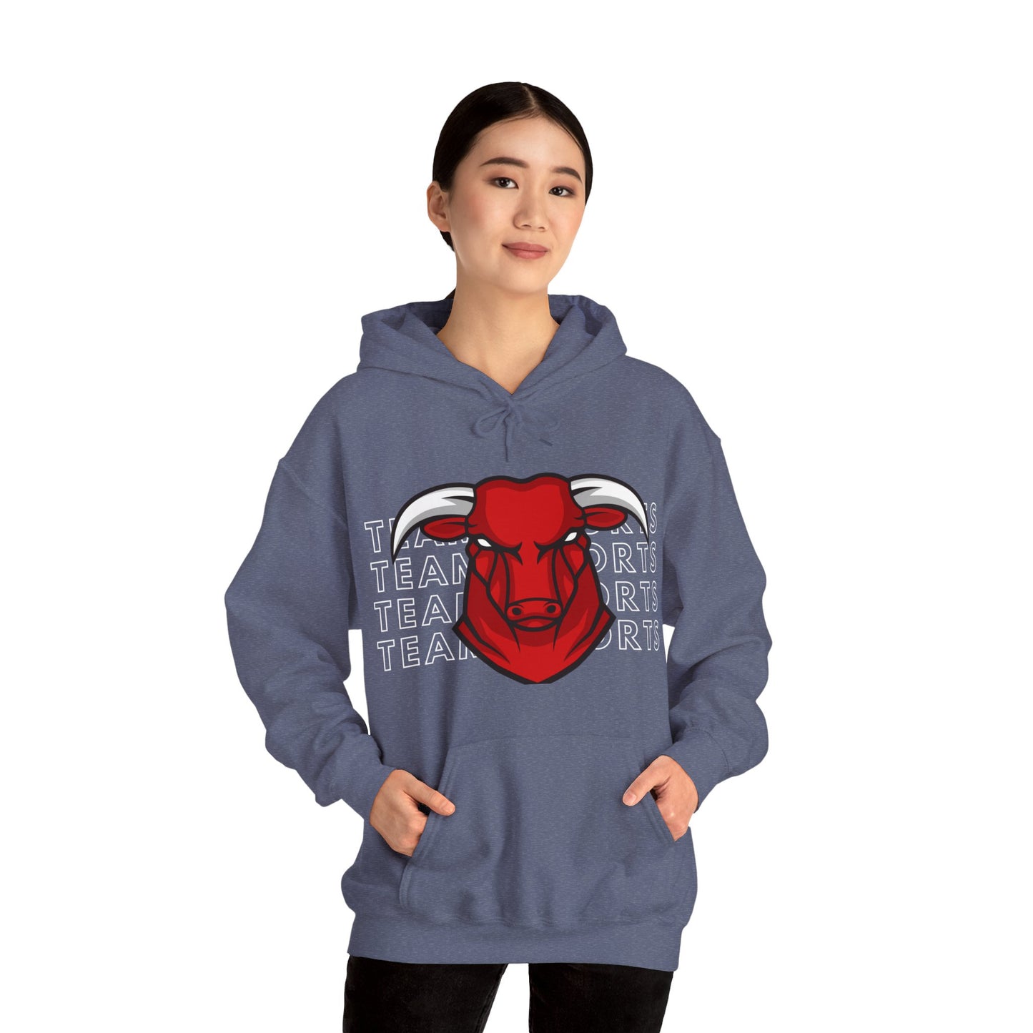 Team Sport Bullhead Hooded Sweatshirt - DUGO