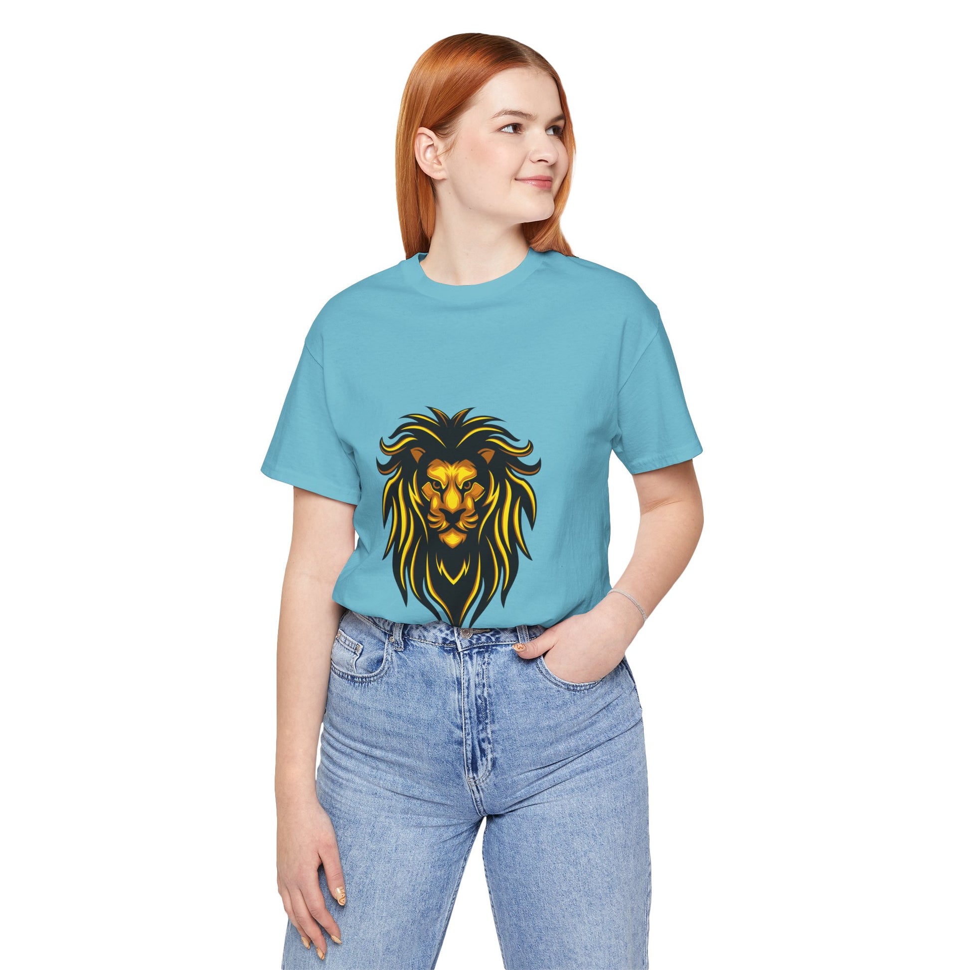 Tshirt Print Lion Fashion - DUGO