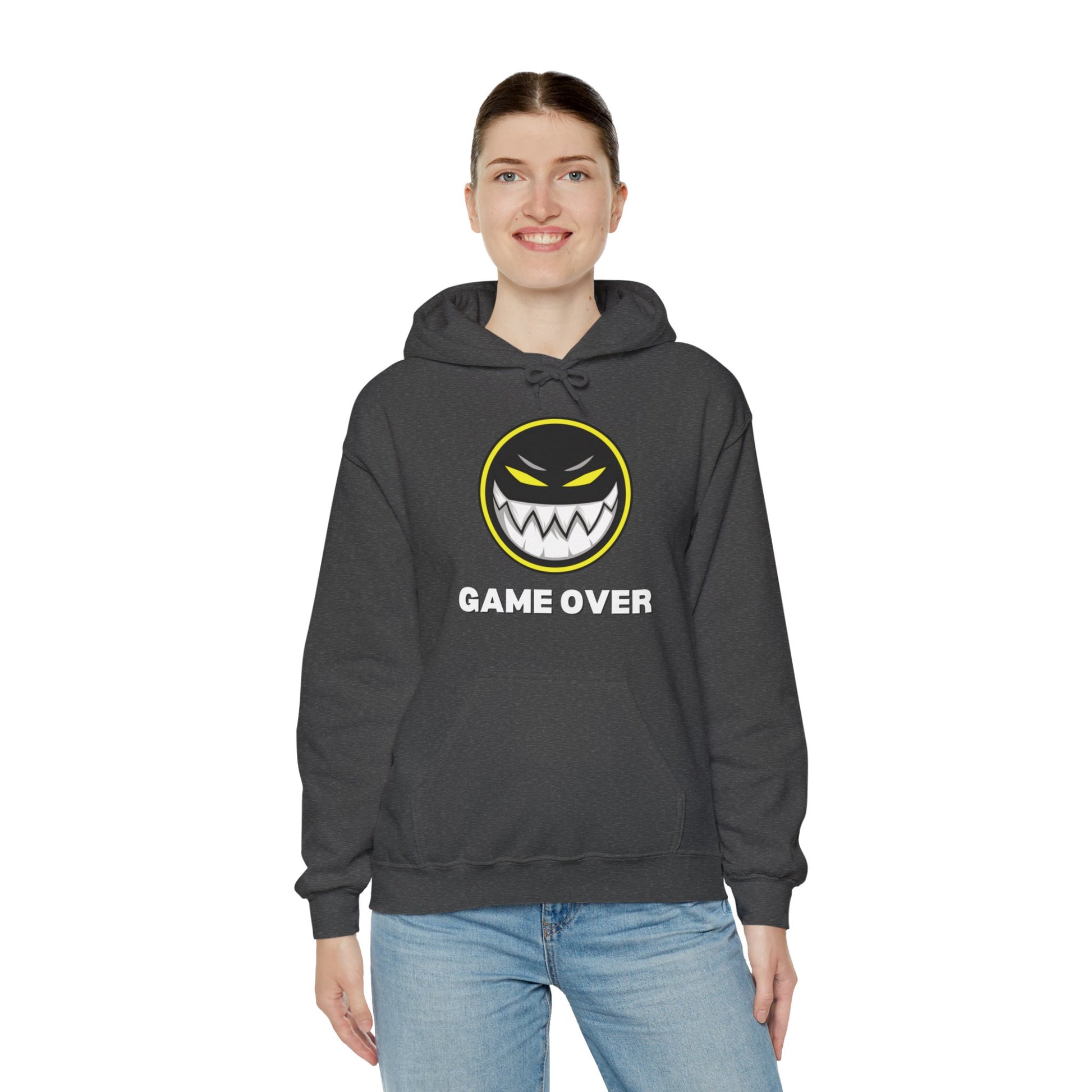 Game Over Hooded Sweatshirt Fashion - DUGO